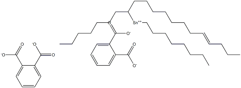 Bis[phthalic acid 1-(8-dodecenyl)]dioctyltin(IV) salt 结构式