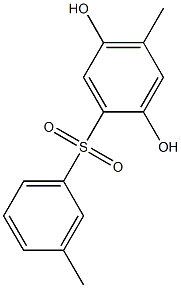 2,5-Dihydroxy-3',4-dimethyl[sulfonylbisbenzene] 结构式