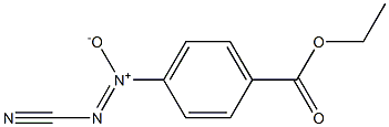 4-(Cyano-NNO-azoxy)benzenecarboxylic acid ethyl ester 结构式