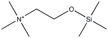 Trimethyl[2-(trimethylsilyloxy)ethyl]aminium 结构式