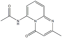 6-Acetylamino-2-methyl-4H-pyrido[1,2-a]pyrimidin-4-one 结构式