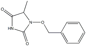 1-Benzyloxy-5-methylhydantoin 结构式