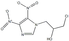 3-Chloro-1-(4,5-dinitro-1H-imidazole-1-yl)-2-propanol 结构式