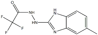 2-(5-Methyl-1H-benzimidazol-2-yl)-1-(trifluoroacetyl)hydrazine 结构式