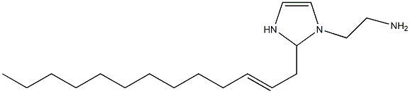 1-(2-Aminoethyl)-2-(2-tridecenyl)-4-imidazoline 结构式