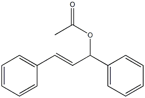 1,3-Diphenylpropene-3-ol acetate 结构式