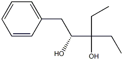 [R,(+)]-3-Ethyl-1-phenyl-2,3-pentanediol 结构式