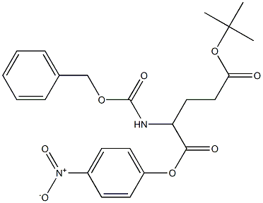2-(Benzyloxycarbonylamino)pentanedioic acid 5-(tert-butyl)1-(p-nitrophenyl) ester 结构式