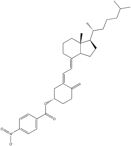 Cholecalciferol (4-nitrobenzoate) 结构式
