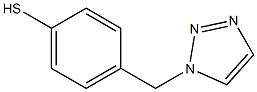 4-[(1H-1,2,3-Triazol-1-yl)methyl]benzenethiol 结构式
