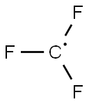 Trifluoromethyl radical 结构式
