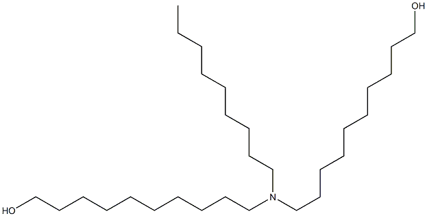 10,10'-(Nonylimino)bis(1-decanol) 结构式