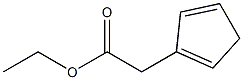 2-(Ethoxycarbonylmethyl)-1,3-cyclopentadiene 结构式