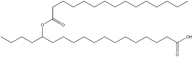 14-Pentadecanoyloxystearic acid 结构式