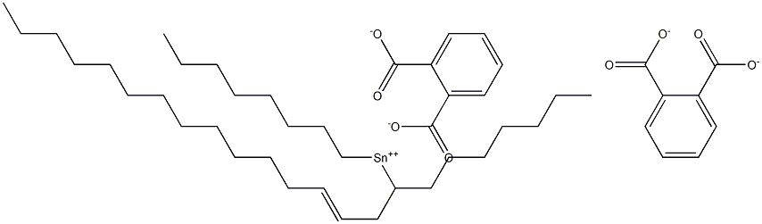 Bis[phthalic acid 1-(2-pentadecenyl)]dioctyltin(IV) salt 结构式