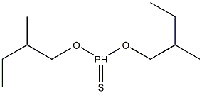 Thiophosphonic acid O,O-bis(2-methylbutyl) ester 结构式