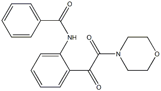 N-[2-[(Morpholinocarbonyl)carbonyl]phenyl]benzamide 结构式