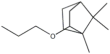 1,7,7-Trimethyl-2-propoxybicyclo[2.2.1]heptane 结构式