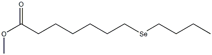 8-Selenadodecanoic acid methyl ester 结构式