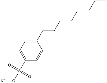 4-Octylbenzenesulfonic acid potassium salt 结构式