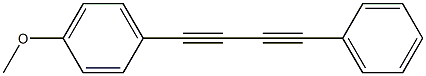 4-Phenyl-1-(4-methoxyphenyl)-1,3-butadiyne 结构式