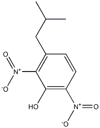 3-Isobutyl-2,6-dinitrophenol 结构式