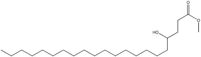 4-Hydroxyhenicosanoic acid methyl ester 结构式