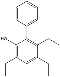 3,4,6-Triethyl-2-phenylphenol 结构式