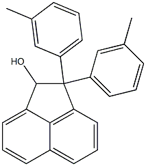 2,2-Di(m-methylphenyl)acenaphthen-1-ol 结构式