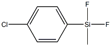 Methyl(4-chlorophenyl)difluorosilane 结构式