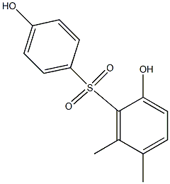 2,4'-Dihydroxy-5,6-dimethyl[sulfonylbisbenzene] 结构式