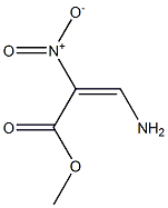 (E)-3-Amino-2-nitroacrylic acid methyl ester 结构式
