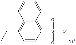 4-Ethylnaphthalene-1-sulfonic acid sodium salt 结构式