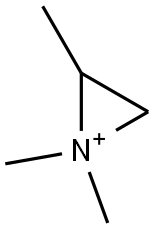 1,1,2-Trimethylaziridinium 结构式