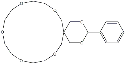 3-Phenyl-2,4,8,11,14,17,20-heptaoxaspiro[5.15]henicosane 结构式