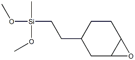 3-[2-(Methyldimethoxysilyl)ethyl]-7-oxabicyclo[4.1.0]heptane 结构式