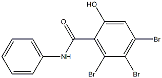 4,5,6-Tribromo-2-hydroxybenzanilide 结构式