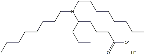 5-(Dioctylamino)octanoic acid lithium salt 结构式