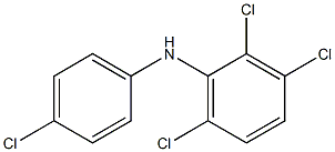 2,3,6-Trichlorophenyl 4-chlorophenylamine 结构式