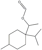 Formic acid 1-(p-menthan-4-yl)ethyl ester 结构式