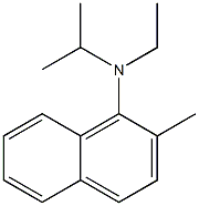 N-Ethyl-N-isopropyl-2-methylnaphthalen-1-amine 结构式