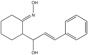 (1E)-2-(1-Hydroxy-3-phenyl-2-propenyl)cyclohexanone oxime 结构式