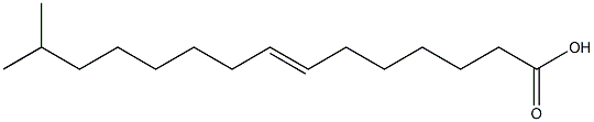 14-Methyl-7-pentadecenoic acid 结构式