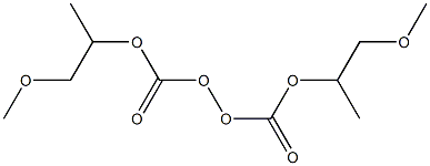 Peroxydicarbonic acid di(2-methoxy-1-methylethyl) ester 结构式