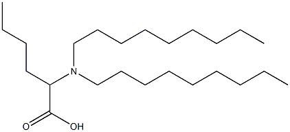2-(Dinonylamino)hexanoic acid 结构式