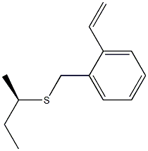 [R,(-)]-sec-Butyl o-vinylbenzyl sulfide 结构式