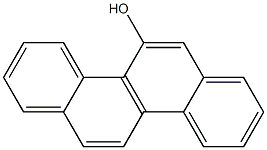 Chrysen-5-ol 结构式