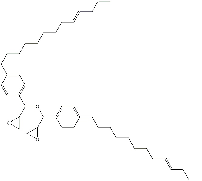 4-(9-Tridecenyl)phenylglycidyl ether 结构式