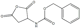 3-(Benzyloxycarbonylamino)tetrahydrofuran-2,5-dione 结构式