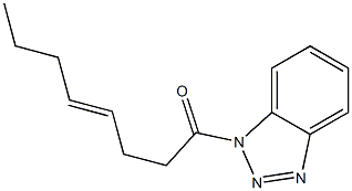 1-(4-Octenoyl)-1H-benzotriazole 结构式